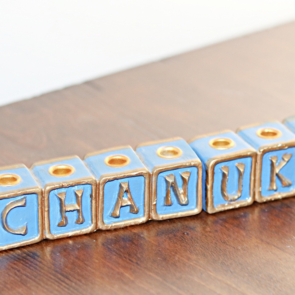 Vintage Handcrafted Menorah